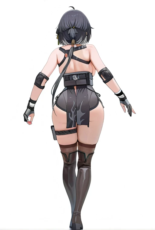 a 3d illustration of a sexy woman in a black outfit holding a sword, nier 2 b, 2 b, 2b, nier, v from devil may cry as an elf, 2b nier automata, nier inspired, badass pose, katana zero video game character, 2 b from nier automata, 2b from nier automata, female assassin