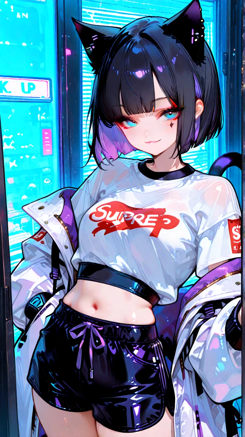 A closeup of a white shirt with a pink triangle, clothes of the future, t-shirt!!, pink shirt, t-shirt design, shirt design, neon pink, clothes, graphic t-shirts, tech wear!!!, vaporwave style, faded pink, biopunk clothes, with colorful details fluo, dayglo pink, beautifull, a t-shirt. blender art, t-shirt design 3 --auto --s2