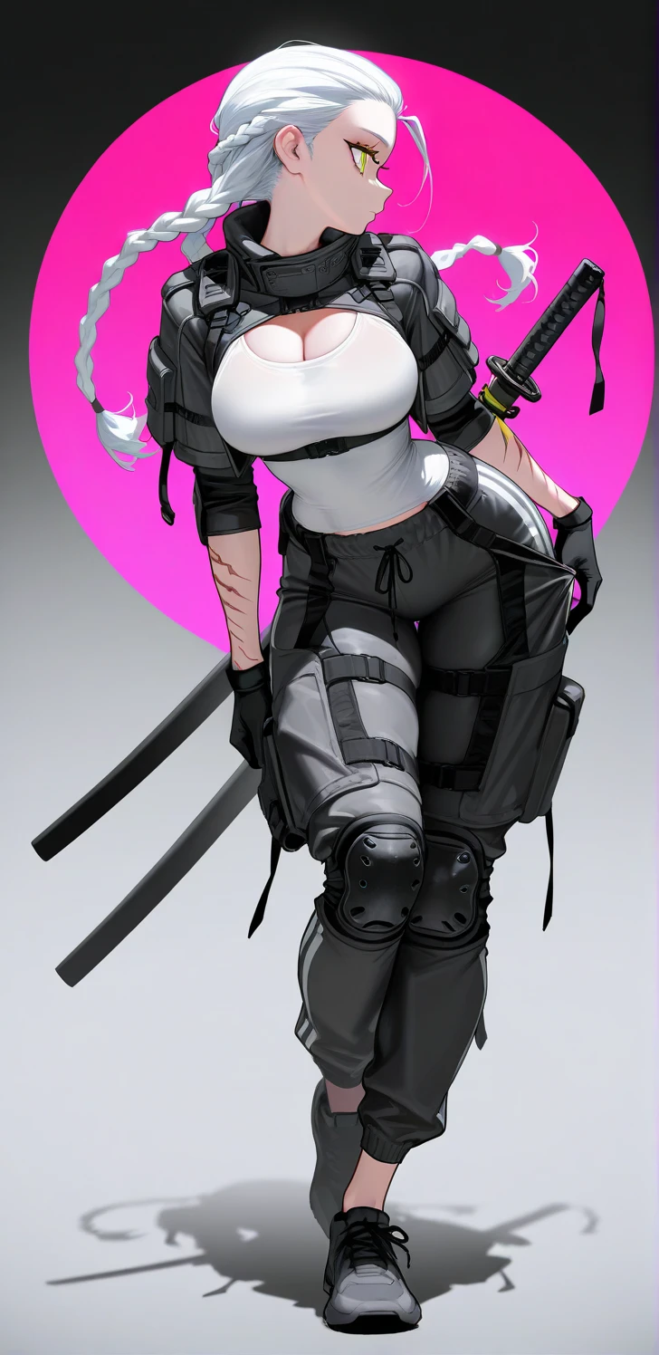 masterpiece, best quality, high quality, 1boy, solo, male focus, looking at viewer (Tifa Lockhart) BLACK LONG HAIR, (latex sport uniform: 1.2), t-back side binding, de costas para o espectador, olhando para o espectador, de baixo, nadegas a mostra, squatting de costas, from behind, squatting, virilha exposta, sexual expression, fangs