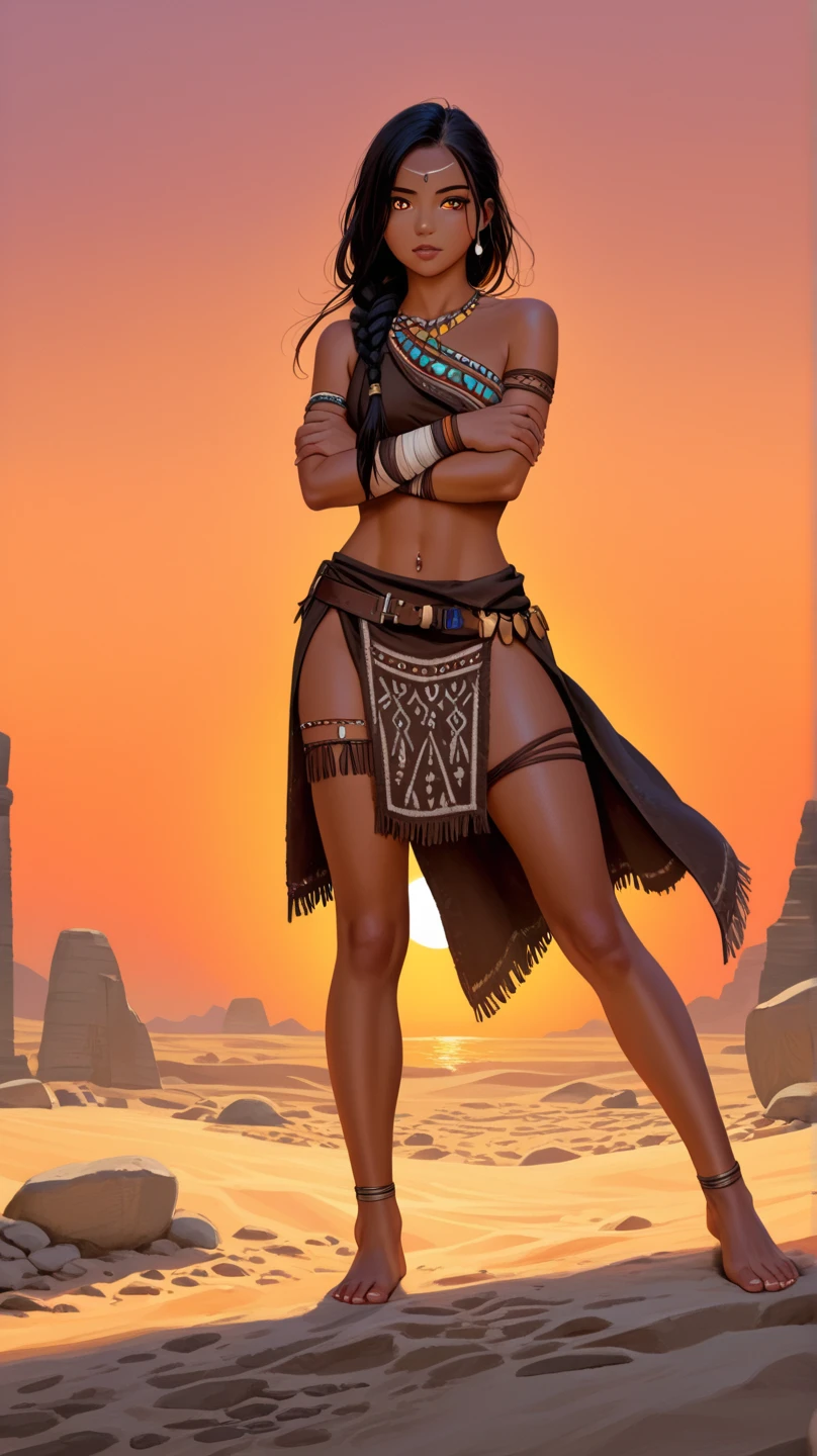 arafed woman in native dress dance in front of a fire, huge campfire, she is dressed in shaman clothes, beautiful young female shaman,native american shamen fantasy, a beautiful woman warrior, woman made of black flames, appears as the fire goddess, dance around huge camp fire, native american, aztec warrior goddess, karol bak uhd, warrior woman,