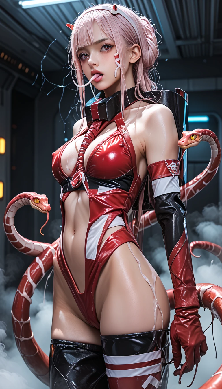 (photorealistic:1.8, highest quality:1.8,8K masterpiece:1.8,High resolution,muste piece:1.8,RAW Photos,cinematic lighting),No split screen、cyber punk、Highway at night、rain-soaked ground、
 (1 android girl:1.3)、Completely naked、choker、big breasts、High leg tight suit、beautiful butt、beautiful thighs,plump nipples、cameltoe、normal ears、(Soryu Asuka Langley)、
pop art design、cutting edge fashion、conceptual art、
(Suspension by tentacles:1.6)、（Countless tentacles wrapped around the body: 1.5）、(Tentacles clinging to:1.5)、（Tentacles tangling around the nipples：1.5）、（Tentacles tangling in the thighs: 1.5）、（Tentacles tangled in both legs:1.5）、giant octopus、attacked by tentacles、
180 degree spread legs、lie down、lift your hips、rich expression、fun、embarrassing、
(Beautiful, shining crimson, blue, red, white, blonde hair:1.5)、shining blue eyes