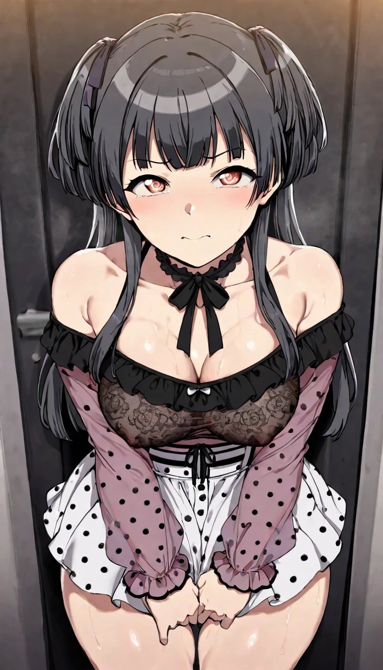 「highest quality、masterpiece、An illustration、very delicate and beautiful、very detailed、cg、8k wallpaper、wonderful、small details、masterpiece、最高の究極の芸術very detailed cg Unity 8k wallpaper」、(((little Japanese girl)))、(((huge breasts 1:1)))、(((Super Big 1:2)))、(((Pee)))、(((I can see your nipples)))、(((I can see your breasts)))、(((open chest)))、(((huge nipples)))、(((Nipple piercing)))、(((toothy smile)))、(((Ahegao 1:1)))、(((dizzy 1:1))、(((heart1:1)))、(((black hair)))、(((long hair)))、(((white dress)))、(((straight bangs)))