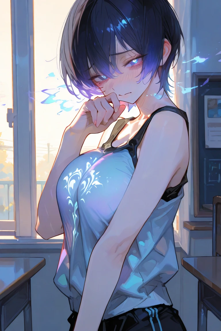 teens girl、komoshuai、Angle from above、　(Cinematic Digital Artwork: 1.3), High quality, masutepiece, of the highest quality, Super Detail, Illustration, [4K Digital Art]、(Moody lighting:1.2), depth of fields, Bokeh, 4K,、silber hair、seductiv、((Liquid metal body))、(((The whole body is wet with sticky liquid metal)))、Subduction into liquid metal、sprawl、Shiny Silver Bed、trembling,Sweat,sweat drop,heart mark,(Neon-lit skin、Pink and blue light source、Skin glowing with black light),, ((Heavy breathing:1.3)), , Little devil smile, Angle from below、、POV、((hiding  ))、Soak deeply in the bathtub、(((cum bath, Koi　Hotel bath, Dark bathroom、Illuminated by neon and black lights)))、(((excessive cum in 、cum on the body 、Bukkake)))、A dark-haired、Microchain Bikini、Get on all fours in the bathtub、slender body、medium-sized chest、Slender Girl、Bubble bath、In a neon-lit bathtub、Angle from above、Front view