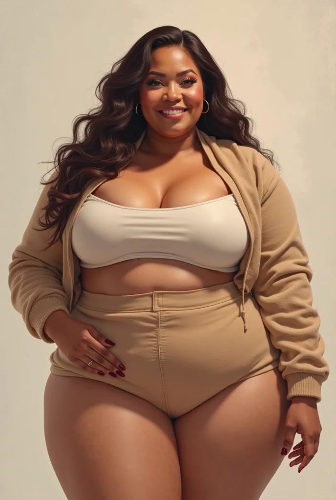 Adult Latina BBW Content Model