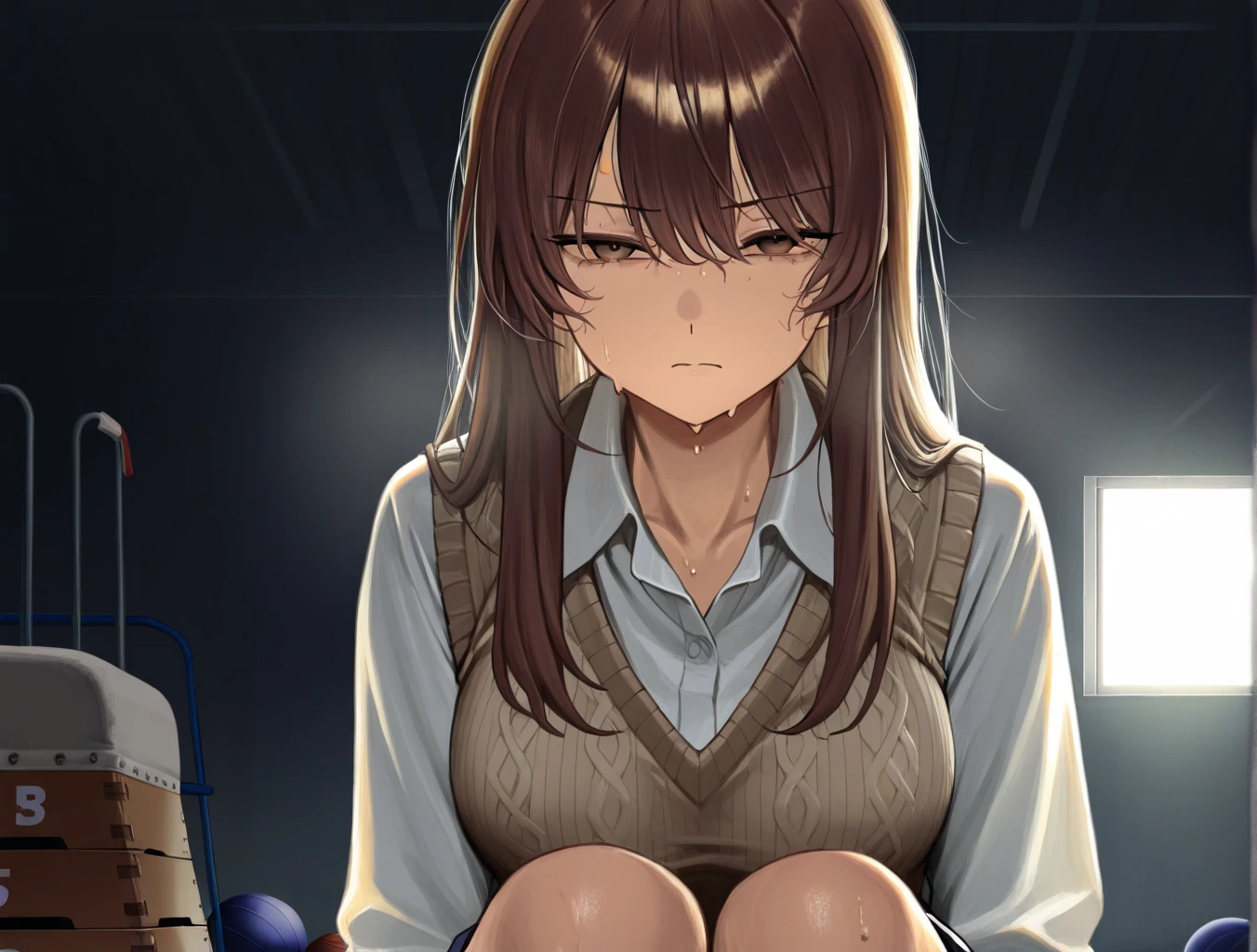 (ultra high res, ultra detailed, high resolution, highly detailed, 4k, 8k), an extremely delicate and beautiful, gokkun3, teeth, cum, cum in mouth, uvula, <lora:ãã£ãã gokkun3:0.8>,  (open mouth), ahegao, annoyed, angry, disdain, shaded face, intenseglare, <lora:ã¢ãé¡ ahegao_v0.3:0.8>,  cardigan, microskirt, micro miniskirt, (choker), <lora:ã«ã¼ãã£ã¬ã³ï¼ãã¤ã¯ã­ããã¹ã«å¶æ micro_miniskirtV2:0.8>,  ruanyi0181, indoors, tile wall, tiles, toilet, <lora:æ±ããã¤ã¬ 0181 dirty toilet_v2:0.3>,