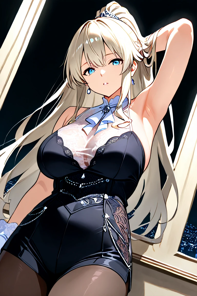 A woman with big ,Young princess,victorian style,clavicle,Lower chest,Transparent nightdress,((shaved_pussy)),no_panties,Captivity in((In the cage)),,