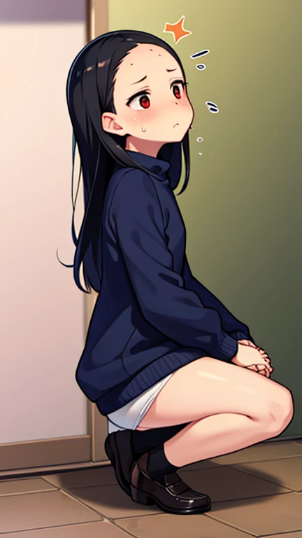 Highest quality, Soft Light, Ultra-high resolution,People Girls, alone, sexy, (Ecstatic face), (Blue eyes), Beautiful face in every detail,(High resolution detail of human skin texture), (Medium black hair), break, bed,Dark blue sportswear,(Fellatio gestures:1.1), (Open your mouth:1.2),tongue,(Sweat:1.3),Sigh,shorts,Crossing your legs