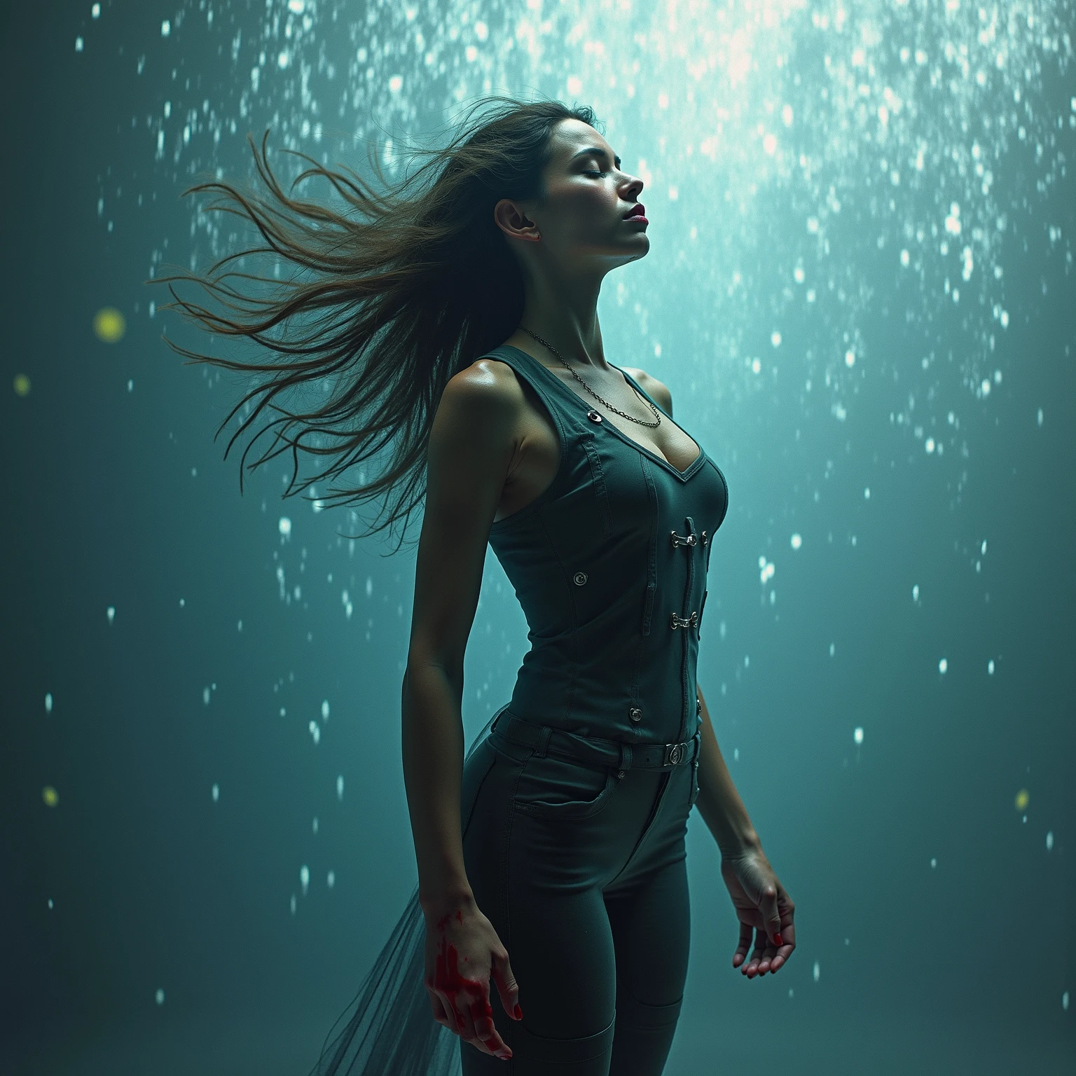 Alberto seveso art, dancing sillhouette, water ink, ink water, ink cloud, alberto seveso art, loose painting style, intricate detail, cinematic lighting, octane render, 8k render, volumetric lighting