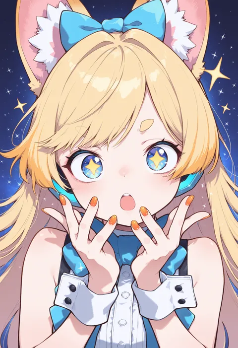 Gadis Anime yang Terkejut