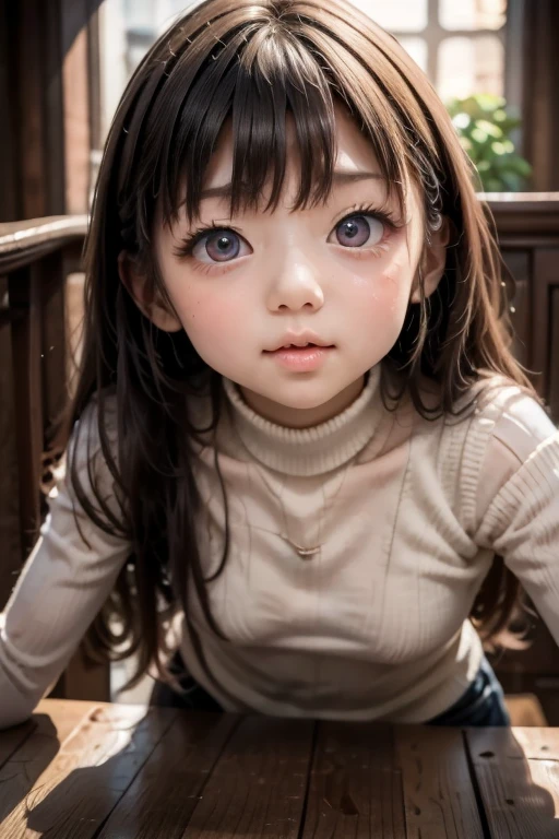 Create a fairy character with violet eyes and short red hair with freckles on her face