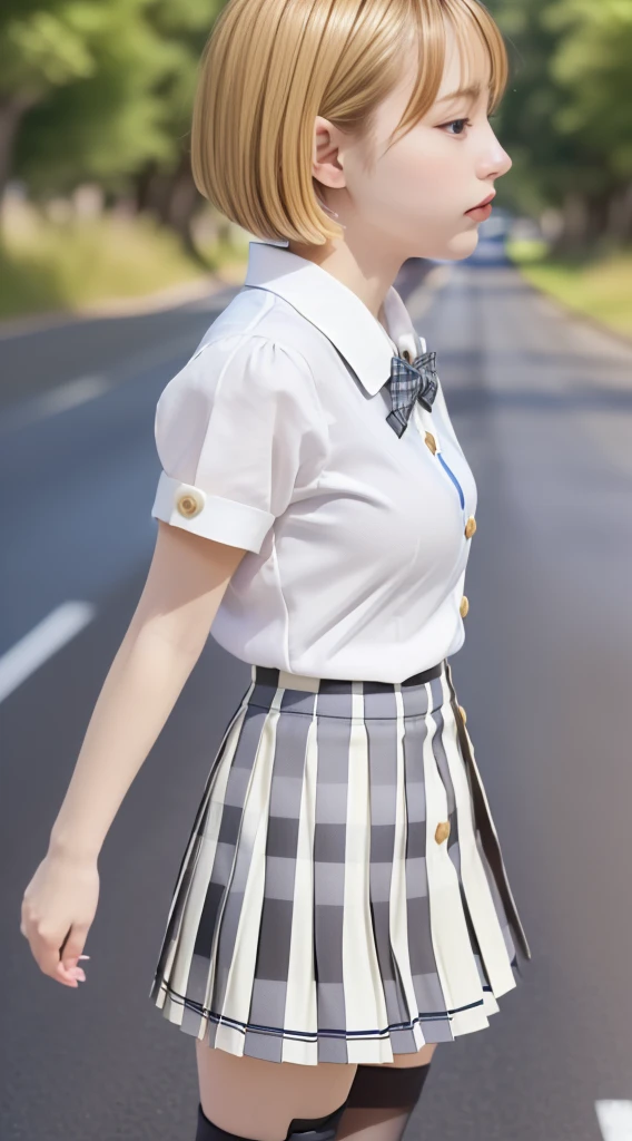 (NSFW), 1womanl, Solo, 24 year old, 7headed body, (cute face), (Ideal ratio body proportions), convenience store, a sailor suit, Looks Back, (((emphasis on the buttocks))), ((Ultra mini skirt)), (panties focus), Wet, Clothes are see-through, Smiling smile, long , de pele branca, small tits, A slender, Dark hair, short-hair, beauty legs, Small buttocks, Skinny Legs, surrealism, Cinematic lighting, depth of fields, One-person viewpoint, F/1.8, 135 mm, nffsw, masutepiece, ccurate, Anatomically correct, Textured skin, Super Detail, high details, High quality, awardwinning, Best Quality, hight resolution, 8K
