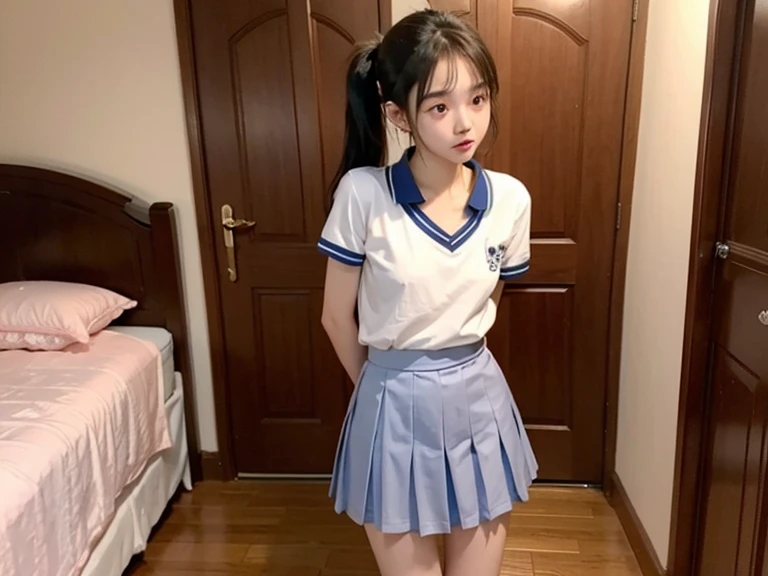 Cute Girls、high school girl、Idol、clear、mini skirt、See-through、sit