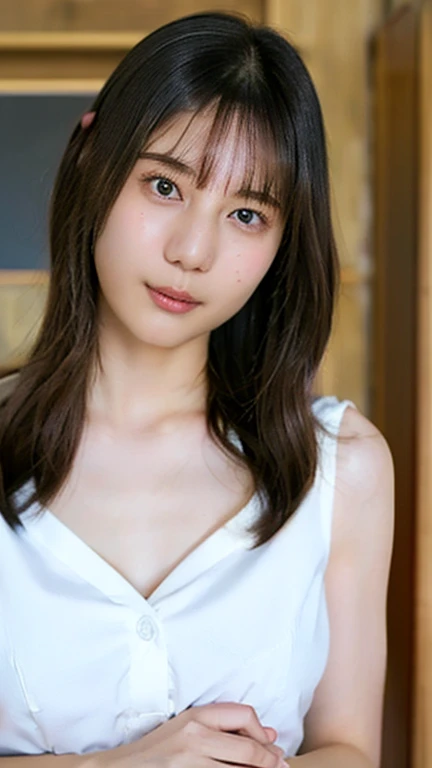 "(highest quality,8K,High resolution,masterpiece:1.2),Super detailed,(realistic,photorealistic,photo-realistic:1.37),soft focus,18-year-old,beautiful and detailed face,Detail view,renaissance art,delicate artwork,kitchen,kitchen apron,teenage girl,seductive lingerie,Gentle milk dripping onto my chest, Bright colors,studio lighting"