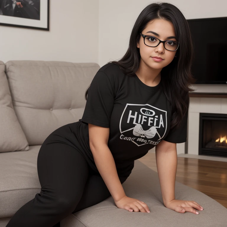 Mia Khalifa wearing knee socks