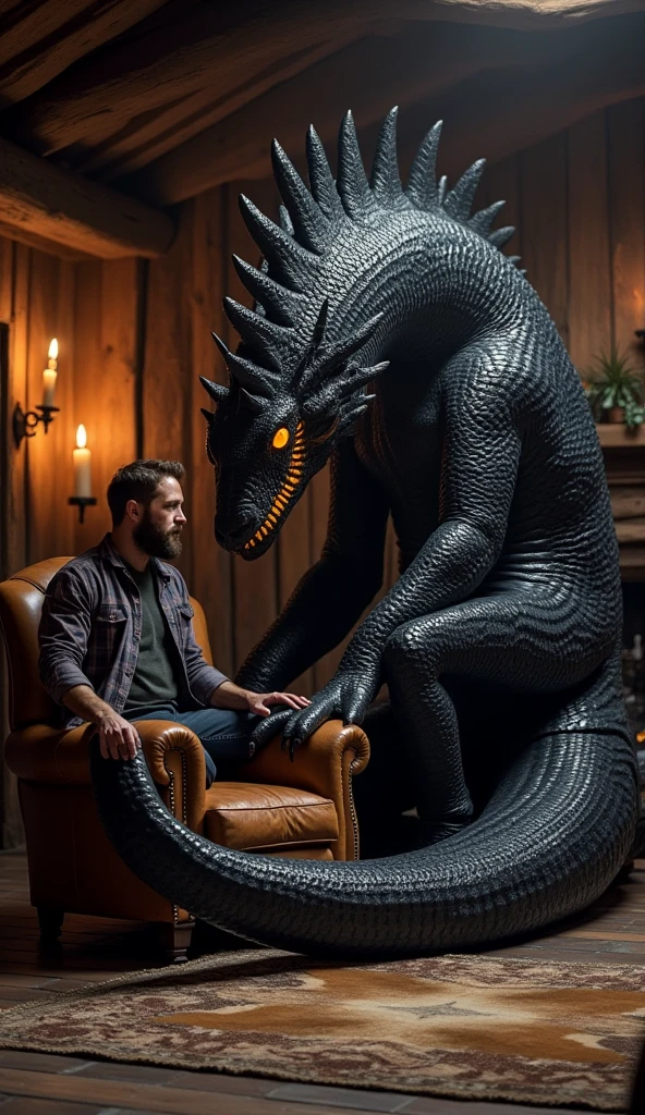 a black silhouette of a dragon in a wheel chair