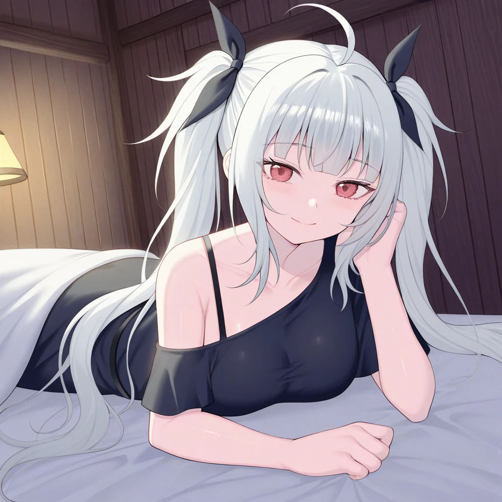 Fairy Knight Lancelot (destiny), 1 female, alone, Long Hair, chest, bangs, underwear, tail, Gray Hair, Top-down Bottom-up, flexible, Body pattern, Armrest, Jack-o&#39;-Challenge, Hands on the ground, Viewers showing their backsides, Backwards, Viewer seen from behind, dorsal position, Viewer facing the butthole，anusを視聴者に向けている，anus