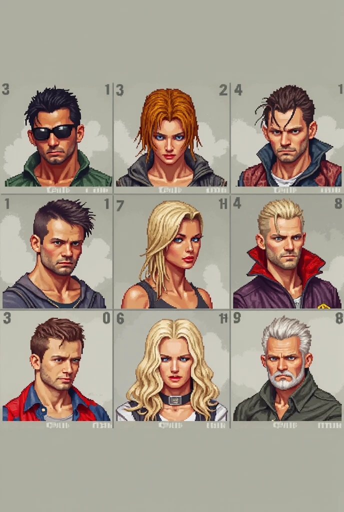 Cartoon style digital illustration style GTA style There are many people together in a group, retrato nft, a grupo de pessoas, grupo de pessoas, family, by Matteo Pérez, family portrait, por Barron Storey, camaradagem, por Brian Thomas, retrato de grupo, por Sam Dillemans, high resolution, por Luis Molinari, diversas idades, Satoshi, Beautiful people Cartoon style digital illustration GTA style