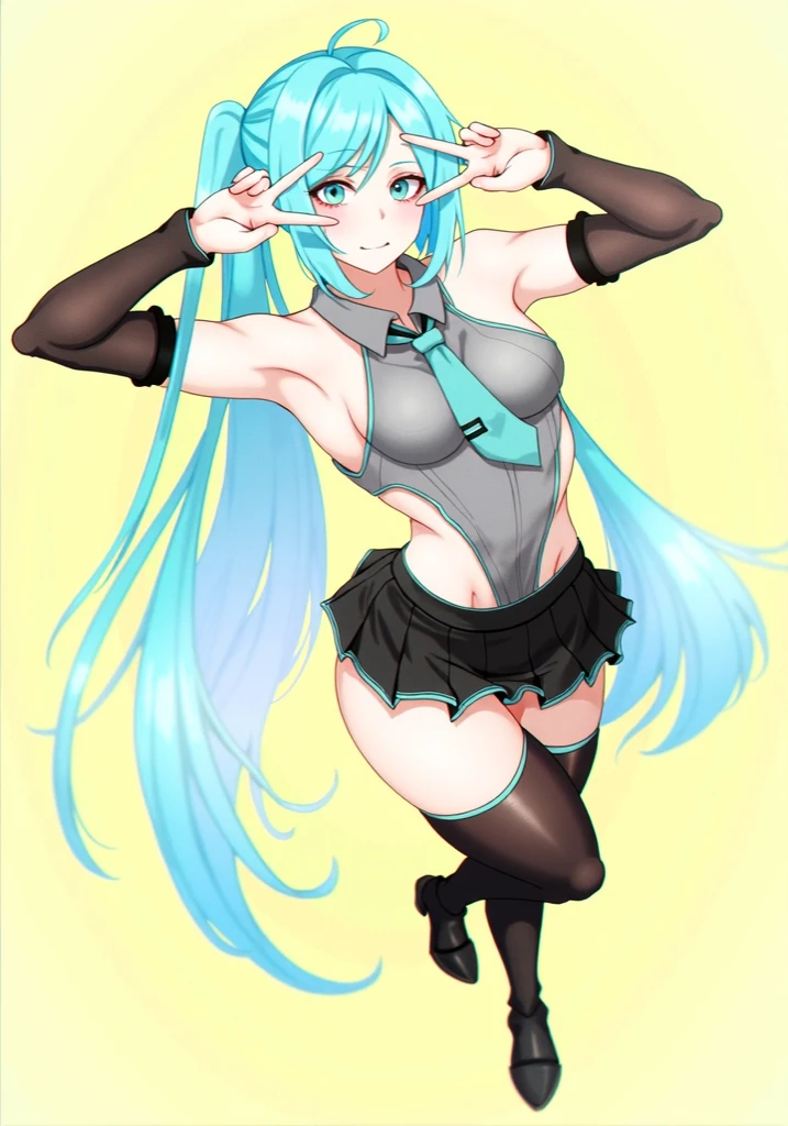 Hatsune Miku、Live costumes、Leg Raise
