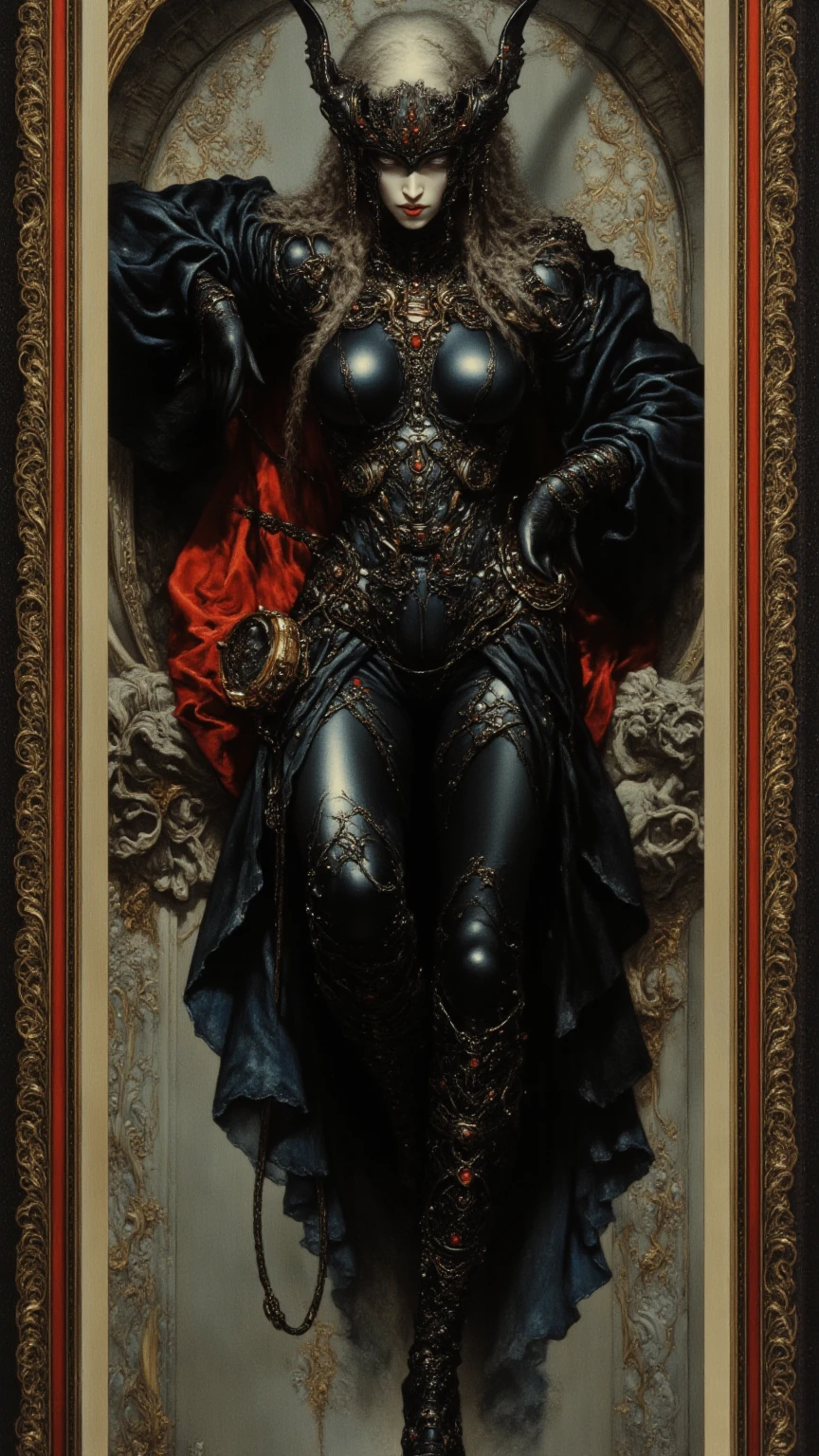 Imagine a cute Gothic little slut, fingering her female genitalia, aswell as inserting an elongated  tongue of a cheeky, whimsically evil demon, it spreads her buttocks cheeks apart, in a horror  fantasy world full of little demon beings and silaciban hallucinatory mushrooms, ornatly detailed, intriquet bugs, and a coiling serpents den where they are seen doing there sensual activities 
