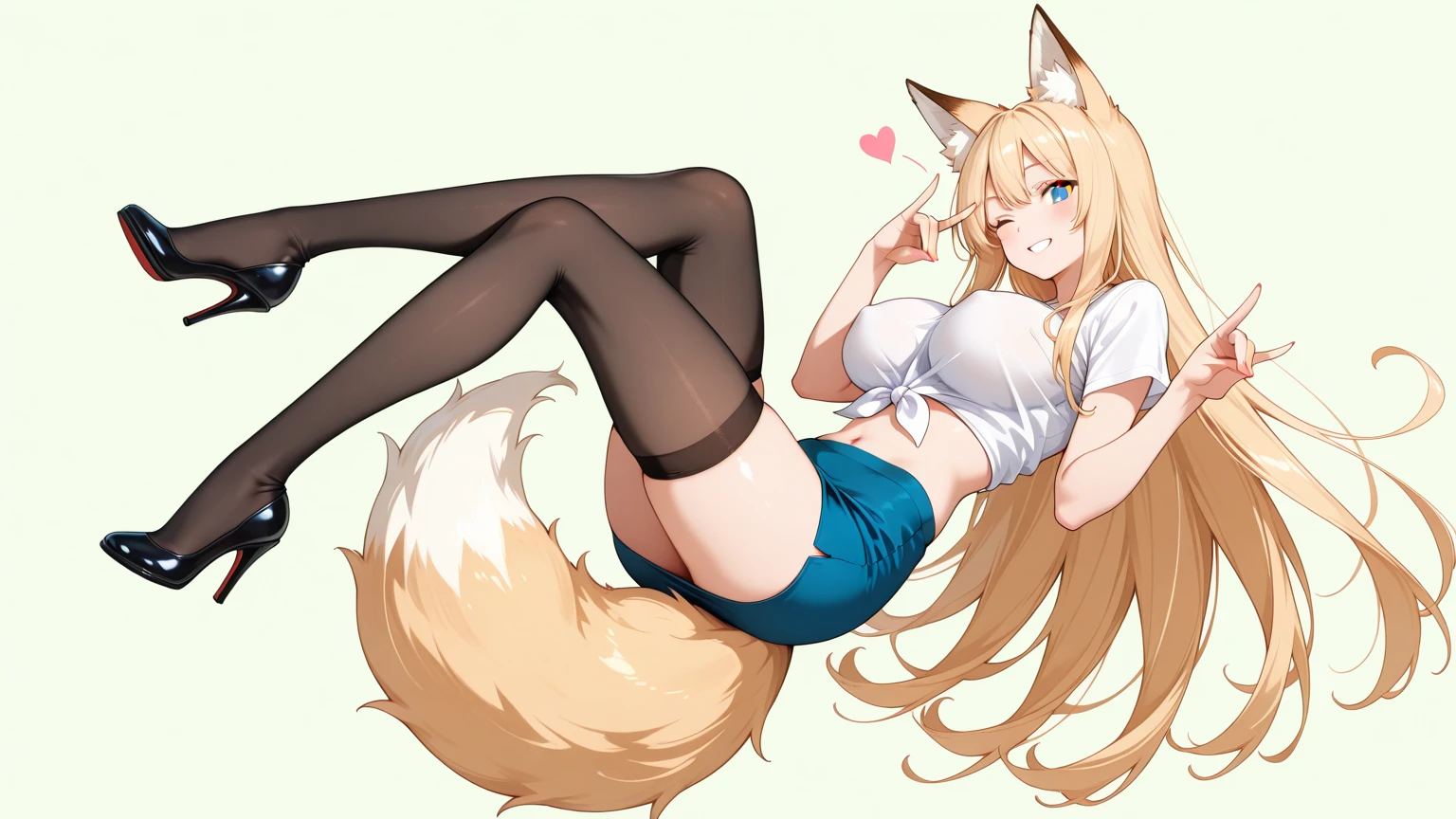 best quality, kemono, anime, female, furry, anthro, full body, solo, :d, ^_^, ahoge, animal_ear_fluff, animal_ears, bangs, bare_shoulders, blush, closed_eyes, detached_sleeves, fox_ears, fox_girl, fox_tail, gloves, hair_between_eyes, hood, hoodie, long_hair, open_mouth, simple_background, smile, solo, swaying, tail, upper_body, virtual_youtuber, white_background, white_hair, white_hoodie, white_sleeves, black_panties, panties, upskirt, sexy, sexy_panties, butt, ass