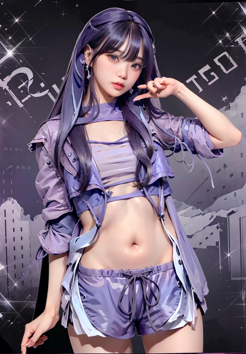 Honor student,Beautiful black hair,long hair,(Straight Hair),high school girl,(boyish),Dark Eyes,(tall),((Slim body)),Muscular,((A confident smile)),Medium Bust,Gold earrings,(((Transparent raincoat))),(((Fluorescent pink micro bikini))),Night Road,tiny_micro_比基尼