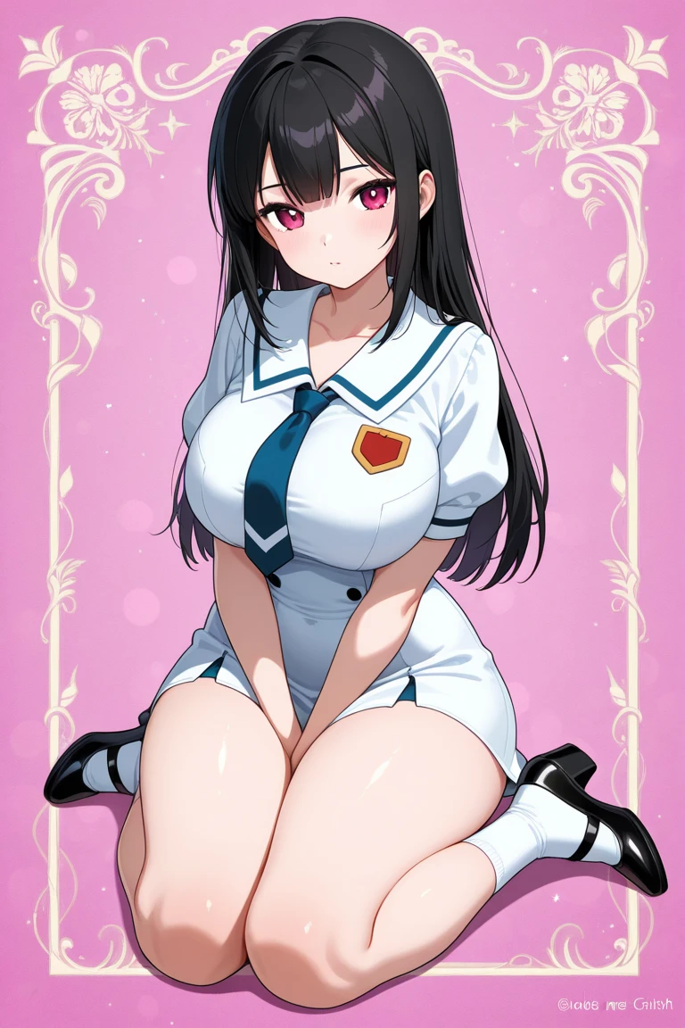 2 girls, by 2 person, Girl&#39;s brown eyes, black hair, medium long hair, Inward roll、(sailor suit:1.4),indoors, Cafe、very big breasts、publish one&#39;chest of、Naked things&#39;chest of、The nipples are transparent、blush、embarrassing、scary face、I&#39;m worried、confused face、a large amount of breast milk comes out of the nipples,、Breast milk gushes from the nipple、very short skirt、micro mini skirt、female shape&#39;Private parts are clearly visible、take off pants、Half-off pants、black pantyhose、vibrator in thighhighs