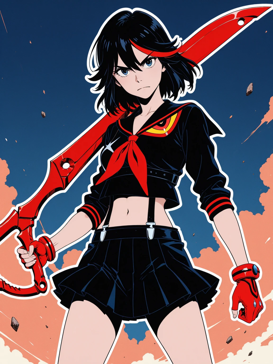 50 cute、red outfit、erotick、underpants、Only scratched、Red Flame