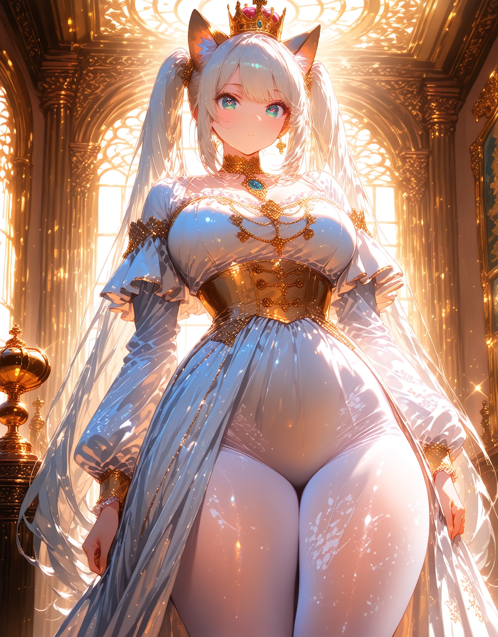 Anime Kawaii sexy Perfect Slim sensual body large breast and huge thighs, An intricate and highly detailed illustration of anime (Young girl).Seems graceful and elegant. Women for a long time, Her wavy hair cascades over her shoulders, bangss、((academy))、(volley_'s uniform)、(seductively pose、show me your armpits)、cowboy shot、A soft light illuminates her face, Adds facial features and the soft curves of the lips. natural light coming in through the window, Gives a warm glow to women and those around them...。. todo composition of the image, Soft focus and a soft color palette, ((, Scrawny, cinched waist, fine thighs, Thin arms)),ssmile