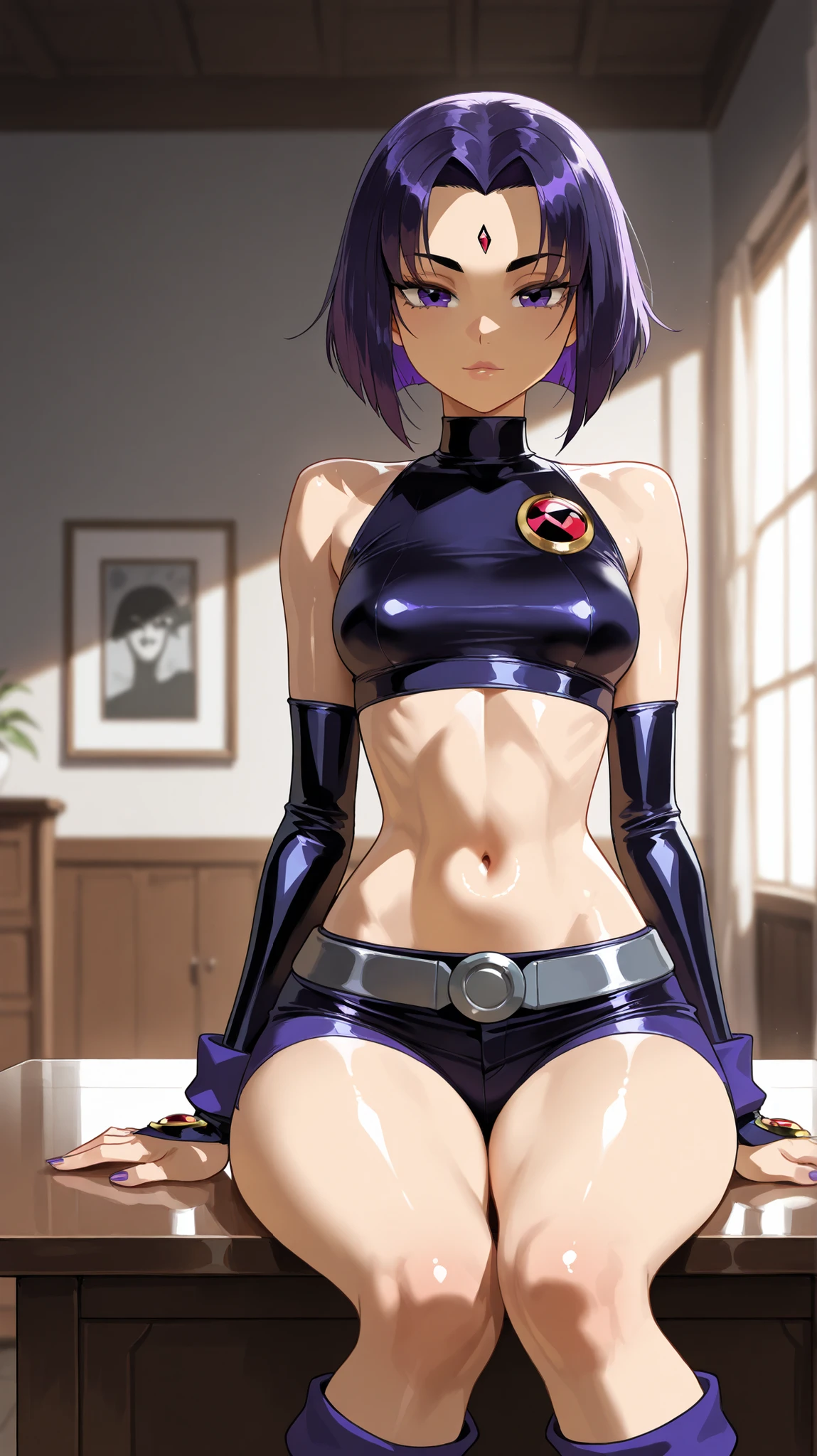 Photo of an anime character with the flag of England