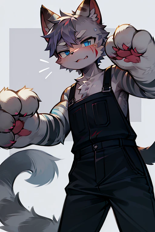 score_9, score_8_up, score_7_up, score_6_up BREAK furry, anthro, source furry, uploaded on e621 BREAK barcode tattoos, (robot, android, mechabare:1.6, severed limbs, severed arms, destroyed body, severed body, severed belly, destroyed belly, guro, amputee, dismembered, dismemberment, broken, damaged, heavily damaged, destroyed), solo, male, adult, extremely muscular, muscle, fox, yellow fur, white chest fur, short messy dark blue hair, detailed eyes, hard nipples, cargo shorts, component, mechanical parts, mechanical component, lying, lying on the ground, leaning back to box, pile of trash, in the trash dumping ground, trash dumping ground background, angry expression, looking away, BREAK good quality, best quality, high quality, high definition, hd, 4k, 8k, masterpiece, intricate, extremely intricate, intricate details