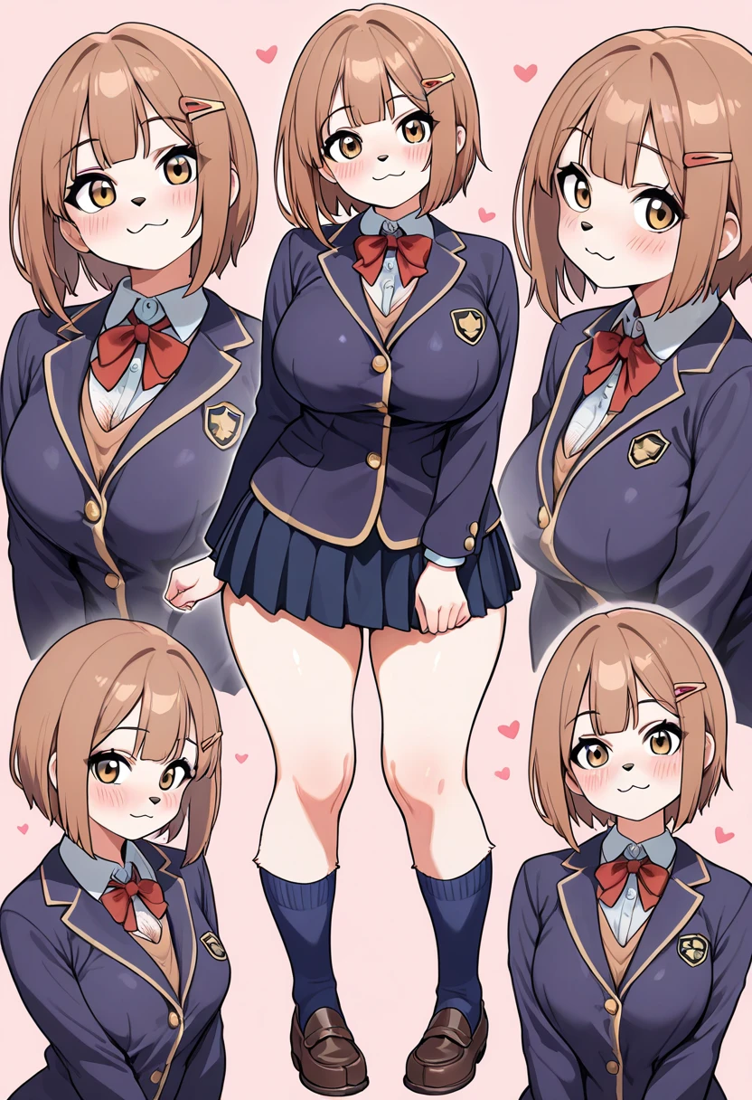Maki Nishikino、lovelive 、One Girl, One old man、Five Fingers, mini skirt, Looking down at the viewer,, Highest quality, Focus on the thighs, Dynamic pose, smile, blazer, blouse, Black panties, Stylish pose,My thighs and groin are steamy 、crowd、Big 、Big Ass、Thick thighs、The woman feels sexual arousal