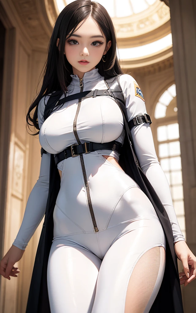 ((best quality)), photorealistic, photorealism, Photorealistic, high resolution, 1girl aiming with an assault rifle, Beautiful, Baby Face, 20 Years Old, White Skin, pale skin, lfat Breasts, Combat pose, looking at the camera, (Detailed face), short hair, sexy body, (naked body), tactical vests, military harness, black gloves, high-tech headset) revealed thigh, Gun, Fingers are occluded, concrete wall background, bionde,lipstick,Compensate,
gloves,cape,Helmet,belt,elbow gloves,white gloves,mask,skirt,leotard,Spacesuit,White legwear,Pink Dress,superhero,Bodysuits, more echanced, more vibrant, more saturation,
Official Art,Highly detailed CG Unity 8K wallpaper, Perfect lighting,Farbeful, bright_front_face_Lighting,Shiny skin, (masterpiece:1.0),(Highest_quaLightingy:1.0), 超High resolution,4K,Very detailed, photograph shoot, 8K, High resolution, High resolution, (Confused:1.2), Blurred Background, (bokeh:1.2), Lens flare, (Vibrant_Farbe:1.2),professional photographs, (beautiful_face:1.5), medium breasts, show nipples, show vagina, spread legs.