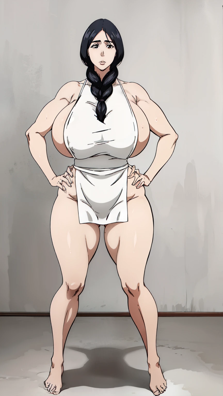 masutepiece, Best Quality, Photorealsitic, 4K, JapaneseA MILF, (solo), (((50 years old))), (Wrinkles at the corners of the eyes:1.5), (nasolabial folds:1.5), ((Large breasts)), (Saggy udder), A MILF, glamor, A sexy, Chromo-white skin, Wavy Shorthair, Looking at Viewer, (((my skin is old))), ((muscles are old)), Super large udder, Knitted off-the-shoulder dresses, high-heels, ssmile, Public places,