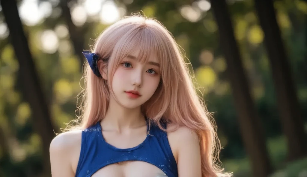 (8K, 4K, Best quality, A high resolution:1.2), (marsterpiece, Realistic, photograph realistic:1.37), 1girll, Solo, Beautiful face, eyeslashes, nase, Glossy lips, (Detailed eyes, view the viewer, Fair skin, White skin:1.5), fine complexion, Upper body,
Large breasts, Busty, , (:1.5),
Outdoor onsen,Astringency,Exposed,naked
Both sides face up, Absurdly long hair, Blonde hair, Pink hair, bangs, hair adornments, bow,
Younger, aged down,