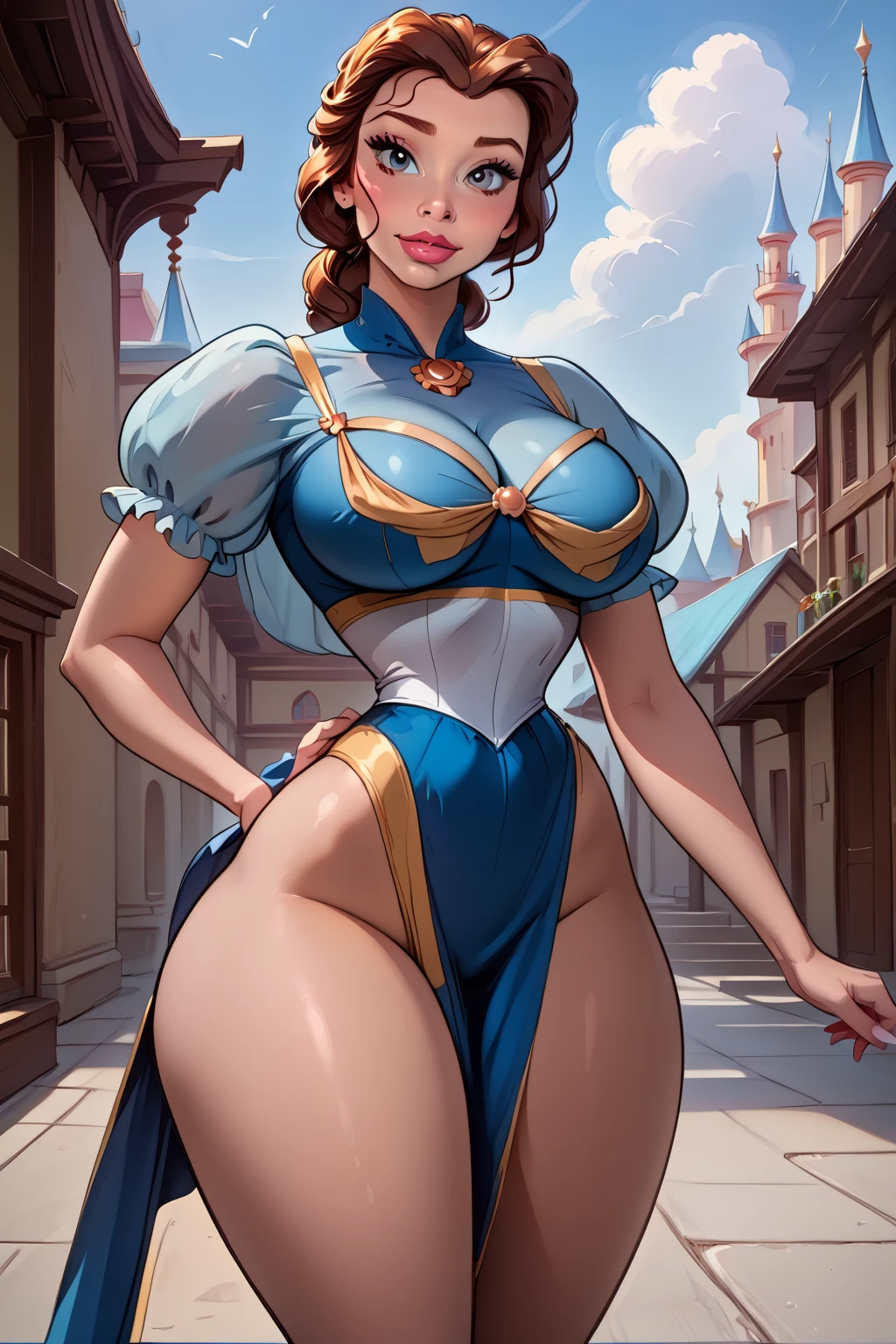 Character style illustration style Completely bare breasts showing a little fear Breast size Cartoon name: white background medium breasts freckled face Sabrina Spielman and Luna actress strong contours Physical description - long, cabelo liso, tingidos de um marrom vibrante que contrasta com sua pele clara. - You reflect a mix of curiosity and determination. - Ela tem uma estatura alta, with a slender and agile figure, evidenciando sua agilidade e destreza. -fundo colorido Design de personagens de retrato, beautiful digital illustration, retrato de alta qualidade, Arte em quadrinhos, Corpo inteiro sensualizando ou pelada. folha de retorno. return leaf member clothes of the day expression of the day hellish love wearing sanserine and Harry Potter clothes a woman in a dress and boots walking on the beach, cosplay ornamentado, amoranto, Black Jessica, por Galen Dara, better known as amoranto, fantasy photo shoot, Body Shot of the Cinematic Goddess, Katherine Winnick, uma linda feiticeira, estilo ivan talavera e artgerm, cosplay triss merigold