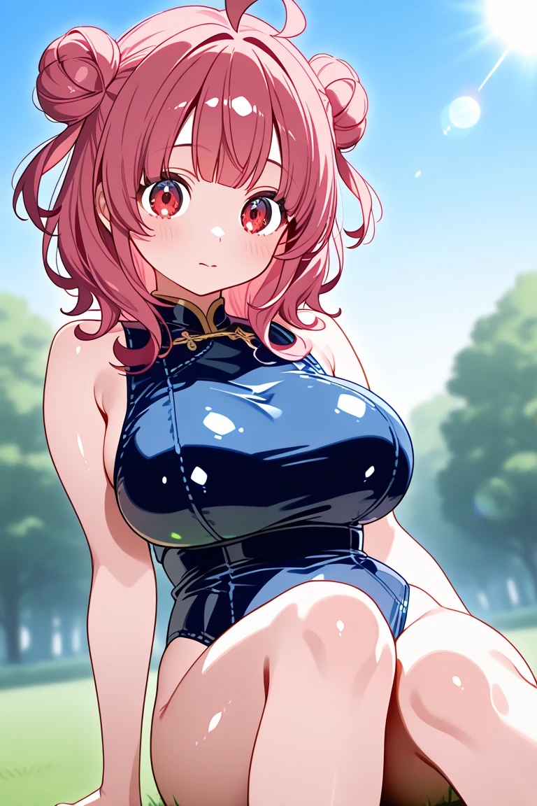 solo ,cow_girl_\(goblin_slayer!\), AHOGE, RED HAIR, (PURPLE EYES:1.1), SHORT HAIR,,, empty eyes, large breasts, nipple, sea, Abandoned castle, frozen, (Sweating profusely, Love juice, Wet Woman, female ejaculation), , crying, Naked, (1girl),, Peeing, lactation, projectile lactation