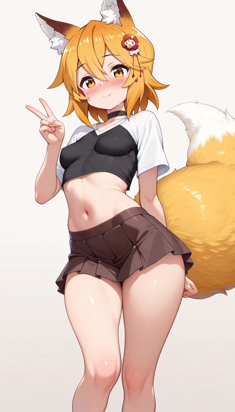 boy, squirrel, furry, bodyfur, tail, collar, bra, bottomless, gloves, boots, chibi, sparkling eyes, 2koma, comic, multiple views, from below, looking back, full body, squatting, spread legs, double v, arms up, flat chest, navel, back, ass, anus, small penis, flaccid, foreskin, phimosis, covered testicles, ball bra, blurry background, bar