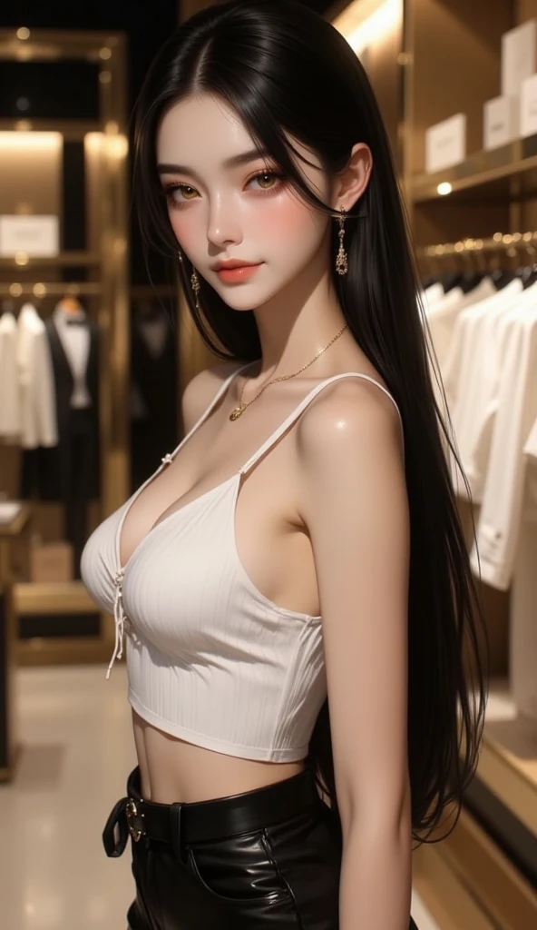 full body, phoenix girl, tube top
