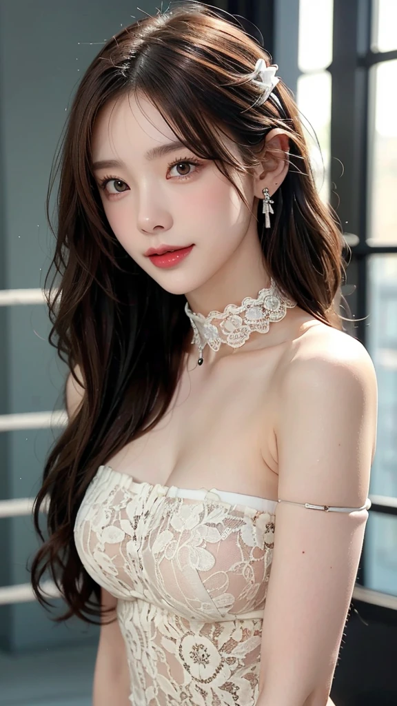 ((masterpiece: 1.4, best quality))+,(ultra detail)+, official art, unity 8k wallpaper, ultra detail, beautiful, high quality, Highlight your cute face, masterpiece, best quality, semi straight medium length hair, Bangs up to the eyebrows, (((Always in the pro wrestling ring))), (white lace bikini:1.5)), (((bust:1.5))), High exposure, skinny body,masterpiece, high quality, 8 thousand, beautiful spotlight, no. no. no. No. 1 girl group idol in Korea, ((vivid:1.5)), ((brown eyes, blonde hair:1.3)), (Small and round breasts:1.2), ((colorful earrings, white neck choker, white short lace gloves)), 18 years old, small face, looking at viewer, (hairpin with larger ribbon:1.4),(skinny abs:1.1), (They look at each other and look very happy :1.5), ((Both cheeks turn red)), Accurately distinguishes between the bodies and limbs of two people...:1.5, wear a black mask