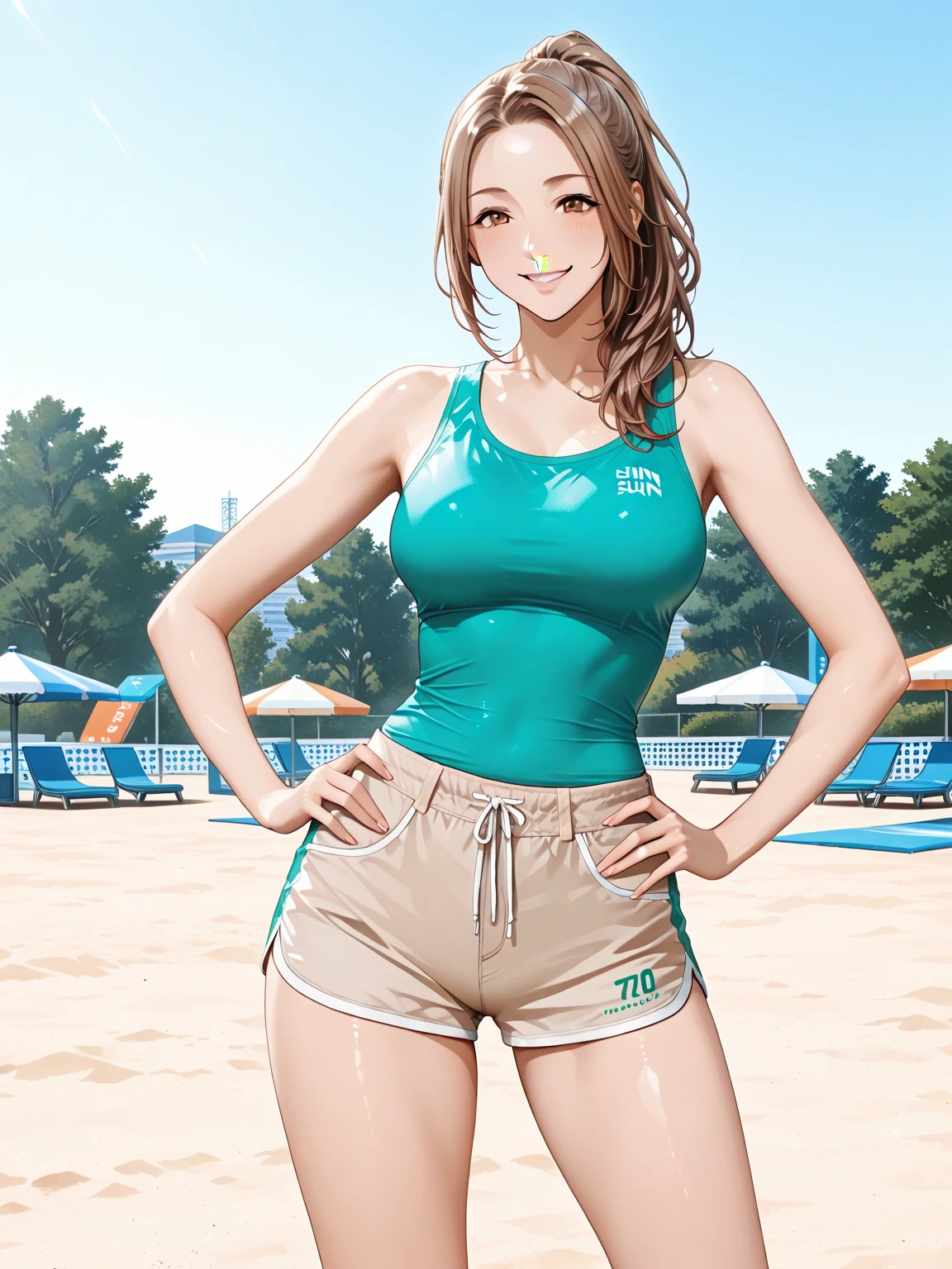 girl, sexy,beach volleyball player,beach volleball suit,long hair,sport