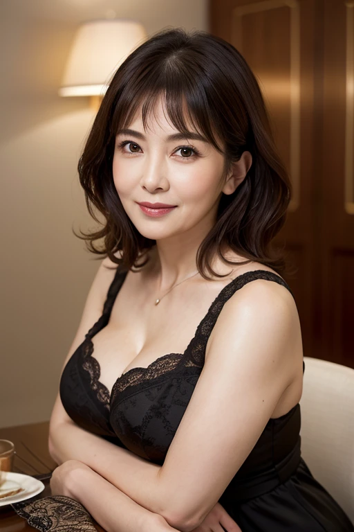 RAW Photos, Japanese actresovie Scenes, Drama, 最high quality, Aunt in a bold dress, (((60-year-old woman))), (((Wrinkles around the eyes:1.3))), (Photorealistic:1.4), Gravure quality, Photorealistic, (Beautiful and realistic Japanese:1.3), Realistic Skin, Beautiful woman with perfect body:1.4、Beautiful mature woman with beautiful details, Goddess of Eros, (Beautiful and realistic Japanese:1.3), Beautiful Face, Elegant face, Japanese Actress, Beautiful woman, In detail,
(Delicate features), (((Perfect Anatomy))), (((Complete limbs))), (((Full Finger))), ( ((Beautiful and well-proportioned face))):1.2,
Very detailed, Gorgeous Aunt, Aunt, (((plump mature女性1.4)))、Aunt with big, shameless, Sexy woman, Very gorgeous, Aunt, Aunt's insatiable desire, attractive physique, A captivating sight, Perfect physique, Captivating body, Dominant aunt, Cougar, mature, Boy in underwear, Sexy dominant pose,Sensual, Sensual bodies, Full Body Shot, captivating and mesmerizing, Close-up body shot, Full body close-up shot,(Very detailed肌: 1.2), 8K Ultra HD, Digital SLR, Soft Lighting, high quality, Film Grain, Fujifilm XT3,