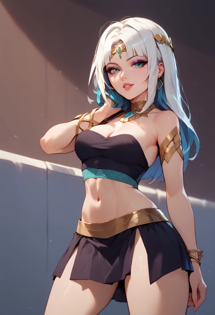 A man wearing clear crystal、, crystal, Crystal panties,  Crystal panties,diamond hot pants, Diamond panties, Stylized, Waist Shot, luxury fashion, Exquisite and smooth details, big chest and thin waist, scantily clad, crystal, chanel, bedazzled
