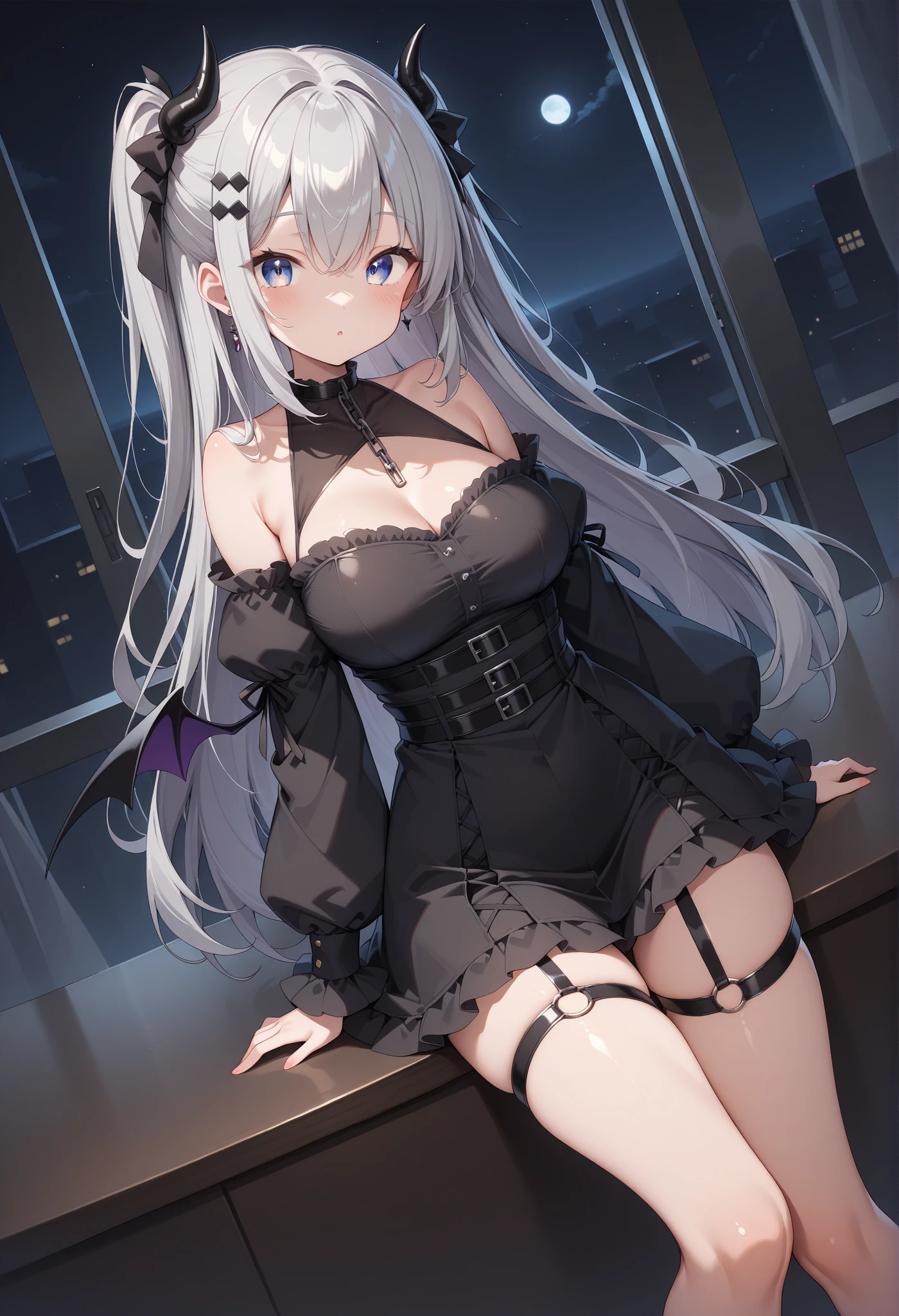 (perfection:1.1), (flawless:1.1), (best quality:1.2), (highest quality:1.2), street, 1girl, solo, (loli:1.2), (child:1.1), (dark goth girl:1.1), (dark gothic style clothing:1.1), sexy smirk, (blushing:1.1), (sexy thighs:0.9), small breasts, athletic body, highest quality eyes, highly detailed, 4k, best resolution, high quality shadows, beautiful quality light, best quality upscale, most beautiful upscale