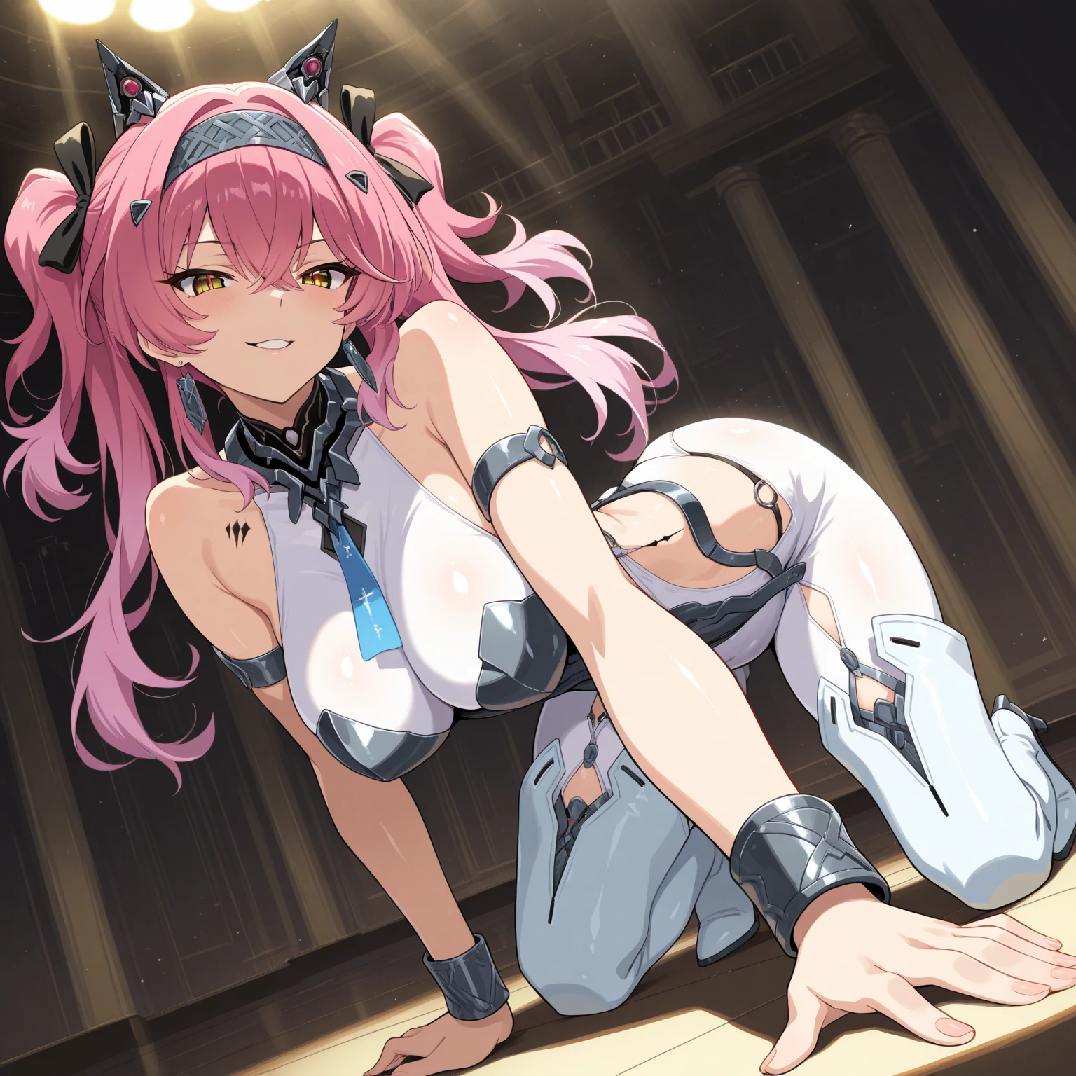 <lora:lacus:0.72>, <lora:Concept-dogezaV5-000007:0.76>
lacus-bk, pink hair, long hair, hair ornament, large breasts, blue eyes,sideboob, ponytail, detached sleeves,
(breasts, cleavage:0.75), (thighhighs, knee:0.85)
cum, cum on body, trembling, indoors, on floor, curvy, dogeza,
(with a dog collar, collar with a chain on it, handcuffs), (obscene pattern, heart:0.7), (profile, masterpiece, best quality, perfect composition, 1girl, solo:1.2),
(concentration camp, prison:0.9), (reflect, shadow,)