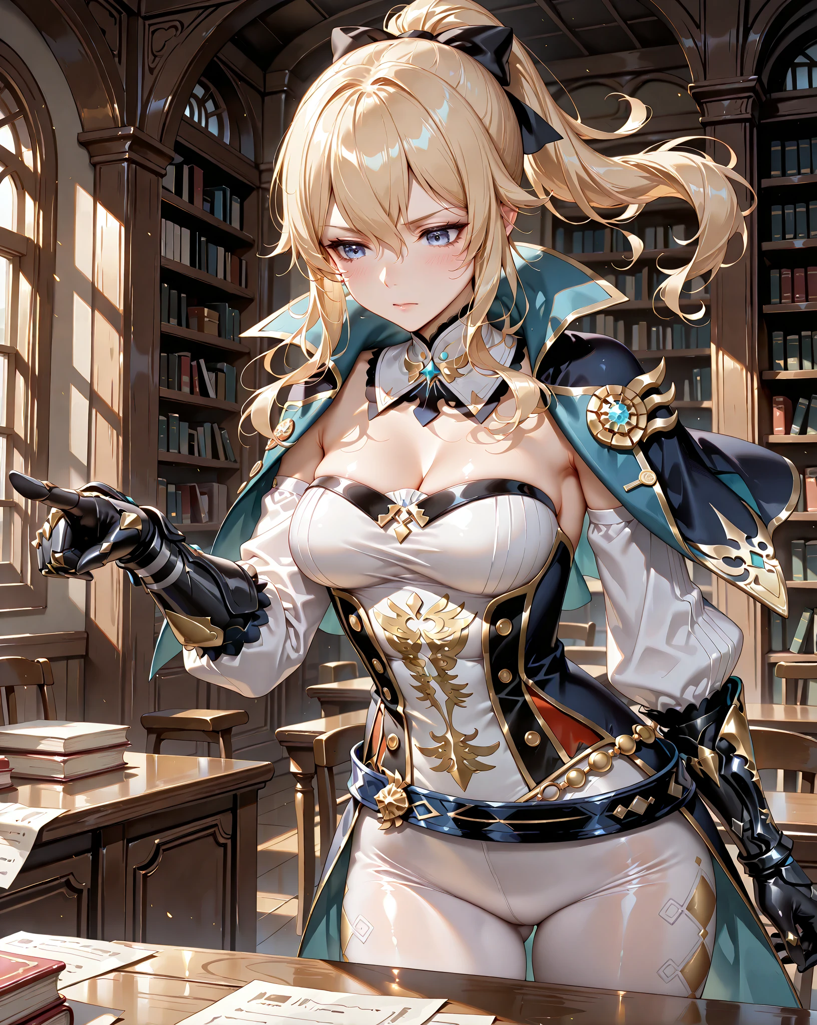 crazy face, blushing, pussy, cum, big breasts, perfect quality, emerald eyes, nude, holding huge electric gun, sexy