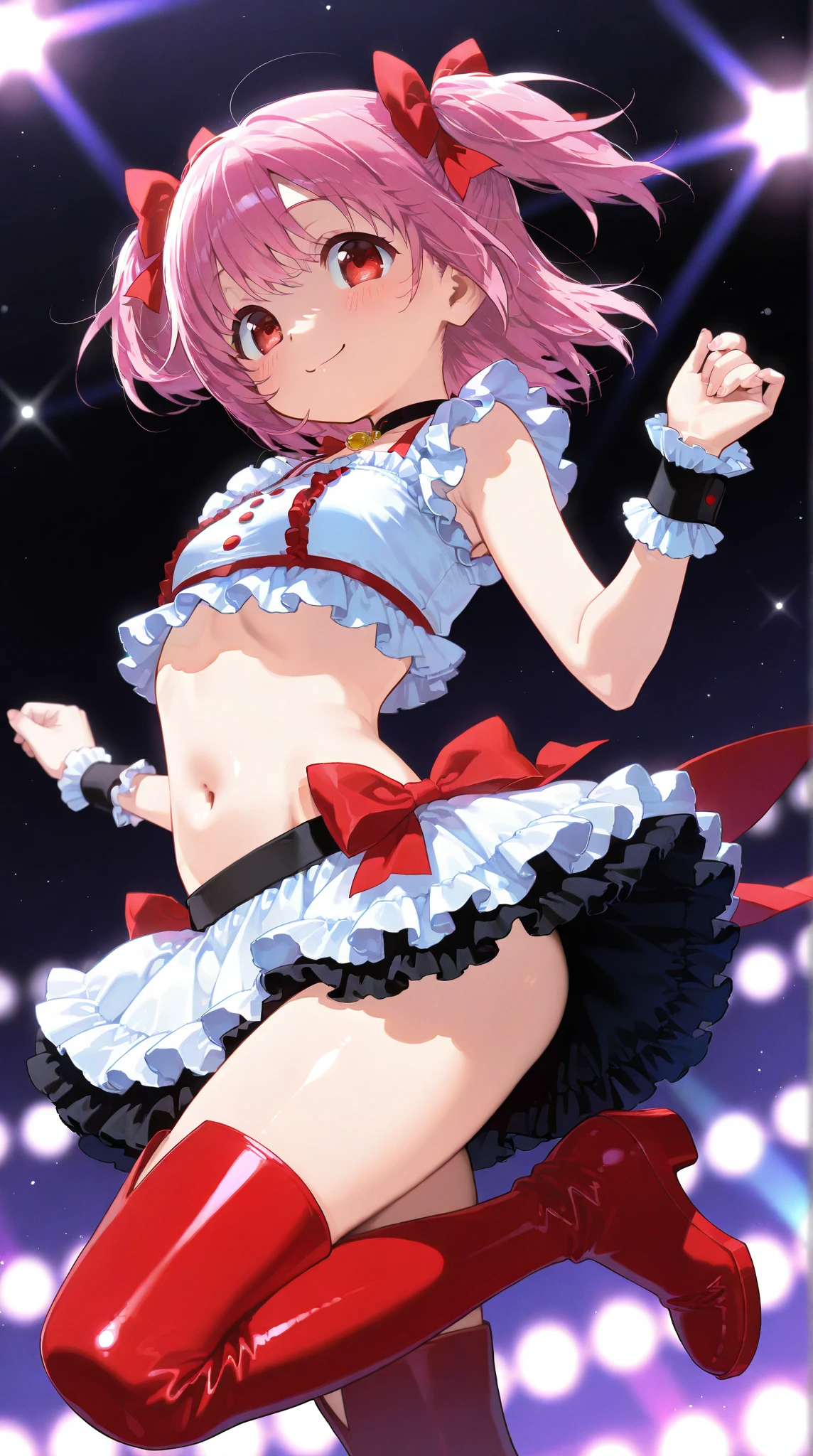 ((NSFW)),Rin Kagamine, Vocaloid, virtual singer, White dress, pink ruffles, pastel colours