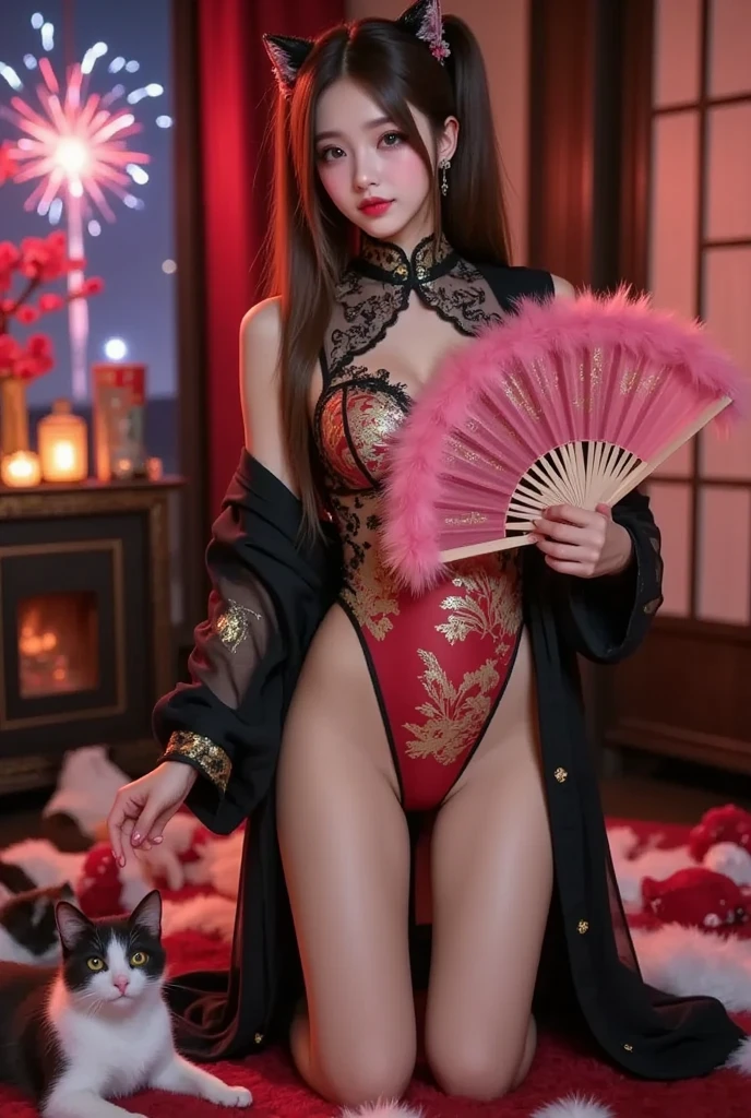 Royal sister，exquisite eyes，ice queen，put the crown on your head，Detailed facial expressions body，tall figure，Attractive figure，Leg length，4K，HD，Sensual，White translucent lace，Fair and plump figure，Good face shape，cherry bites，beautiful and delicious（3D royal sister），plump ass，gloss gel coat，Vampire queen wears luxurious dress，Have a tattoo(intricate tattoo designs)，Kneeling on the ground，Fingers neat，Fingers straightened，