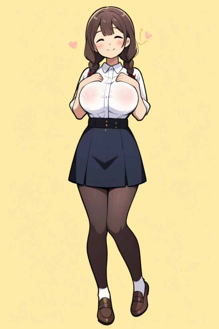 by buta99, by chelodoy, by spikedmauler, by cervina7, solo, female, standing, looking at viewer, ((hair, snout)), smiling, lips, eyelashes, eyeliner, big breasts, cleavage, , light brown fur, pink eyes, sexy, long light brown hair, skinny, canine, pink, kawaii, domestic dog, wavy hair, small waist, huge thighs, , big eyes, sexy, big hips, sexy outfit, f dramatic pose, action pose, sexy, butt, pink theme, kawaii, hair in ponytail, blush, cute, white button shirt, black skirt, teacher, teacher outfit, glasses