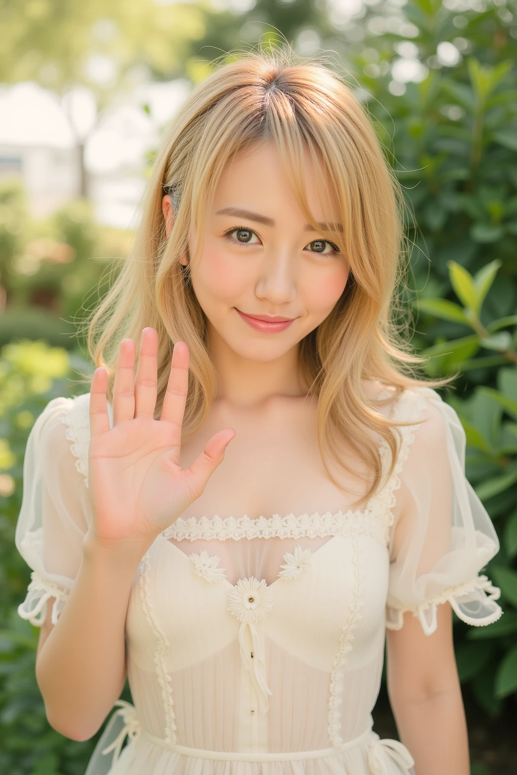 <lora:ellaxxfreya20:1>, ellaxxfreya20,1girl,face,upper body,nose,eyes, ears, forehead,lawn,