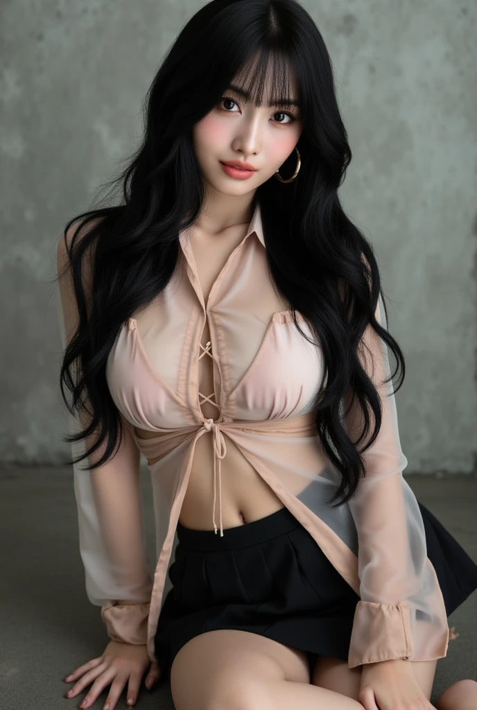 Korean lady.
Beautiful
Black Long hair.
Jewellery
CEO
25 years old